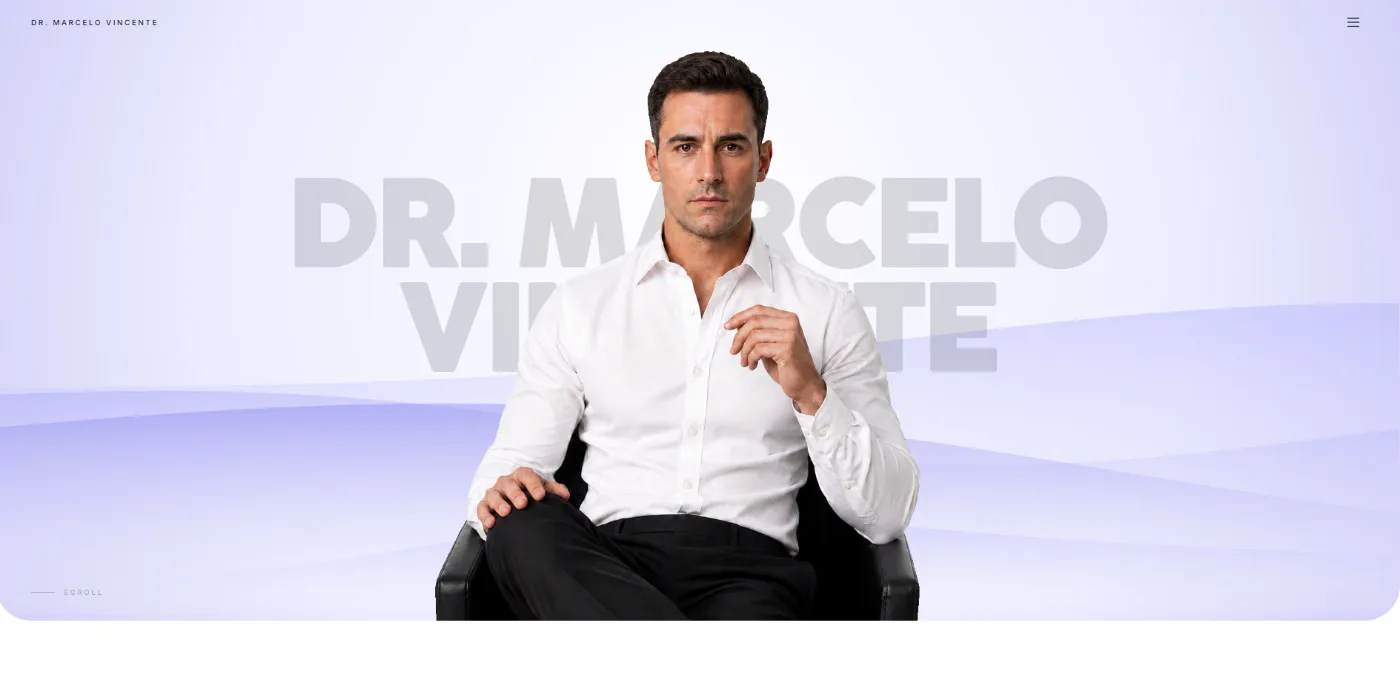Site institucional do Dr. Marcelo